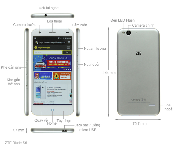 ZTE Blade S6