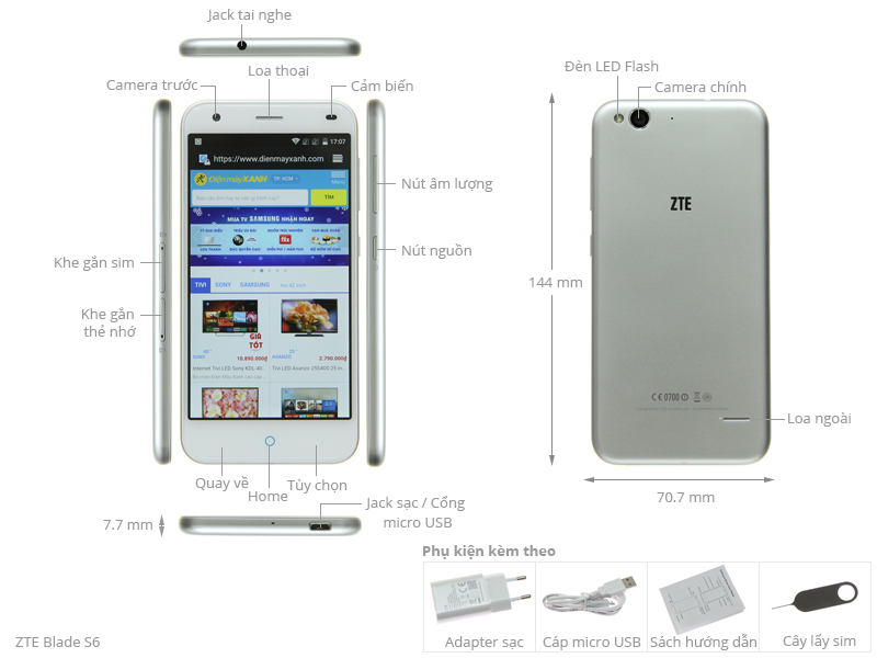 ZTE Blade S6