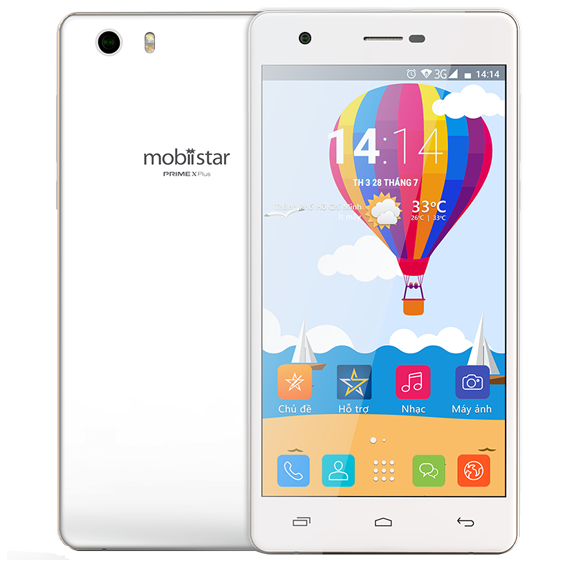 Điện thoại Mobiistar Prime X Plus Màu Trắng
