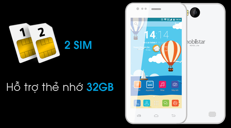 Điện thoại Mobiistar Kool Lite