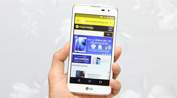 Điện thoại LG K7 Màu Trắng