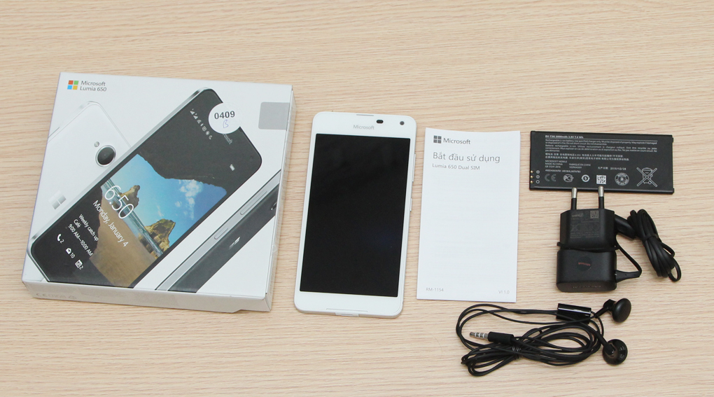 Bộ sản phẩm gồm: Hộp, Pin, Sách hướng dẫn