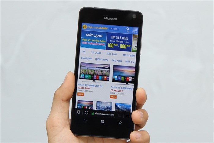 Điện thoại Microsoft Lumia 650 dual sim Màu Đen