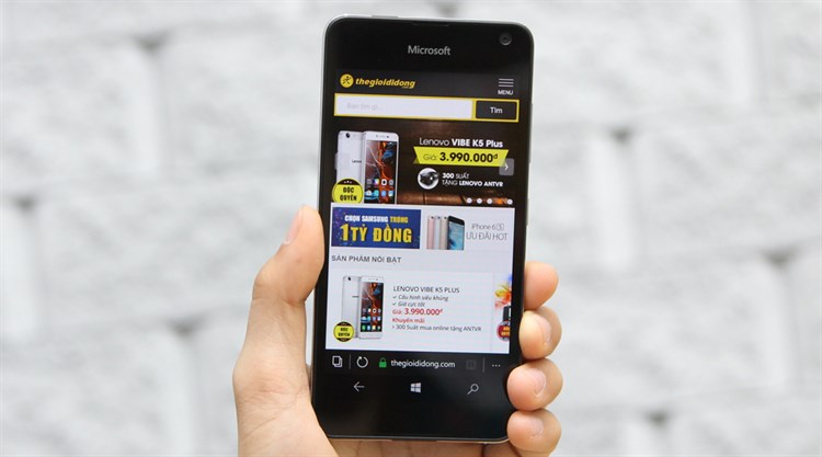 Điện thoại Microsoft Lumia 650 dual sim Màu Đen