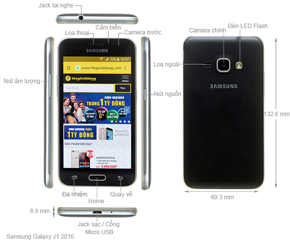 Samsung Galaxy J1 (2016)