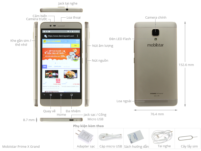 Mobiistar Prime X Grand