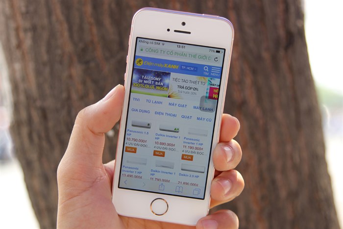 Điện thoại iPhone SE 16GB Màu Vàng Hồng