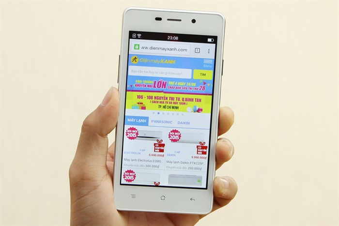 Điện thoại OPPO Joy 3 16GB Màu Trắng