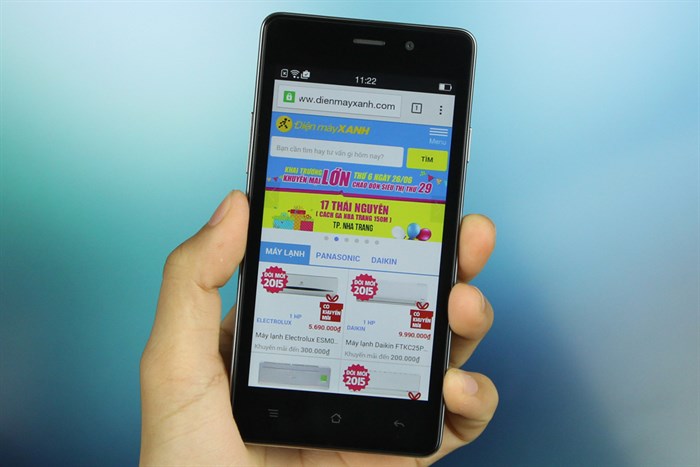 Điện thoại OPPO Joy 3 16GB Màu Xám