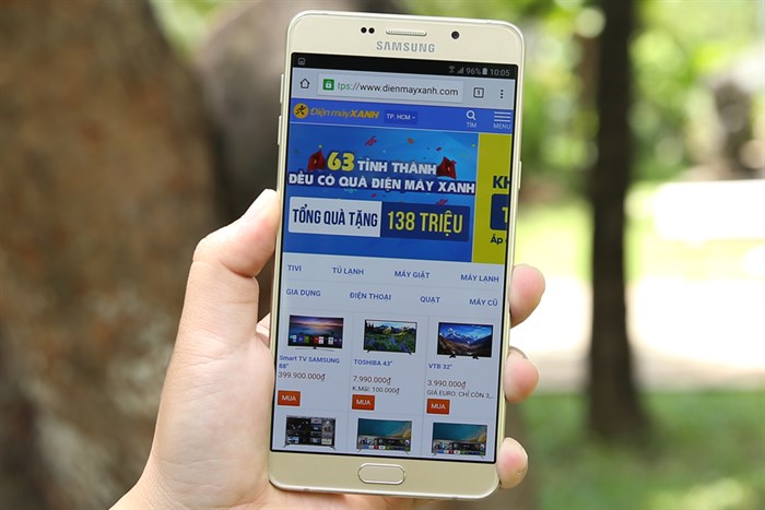 Điện thoại Samsung Galaxy A9 Pro Màu Vàng đồng