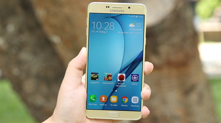 Điện thoại Samsung Galaxy A9 Pro Màu Vàng đồng