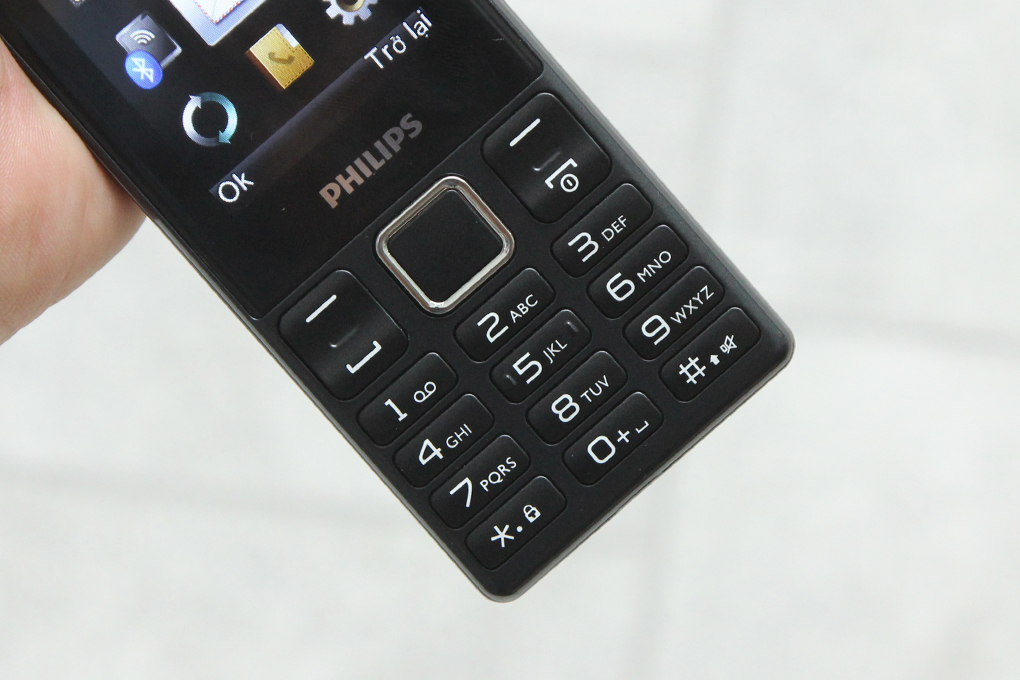 Điện thoại Philips E170 Màu Đen