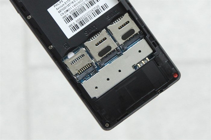 Điện thoại Philips E170 Màu Đen