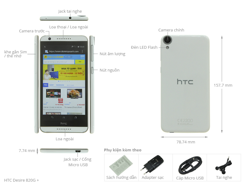 HTC Desire 820G+