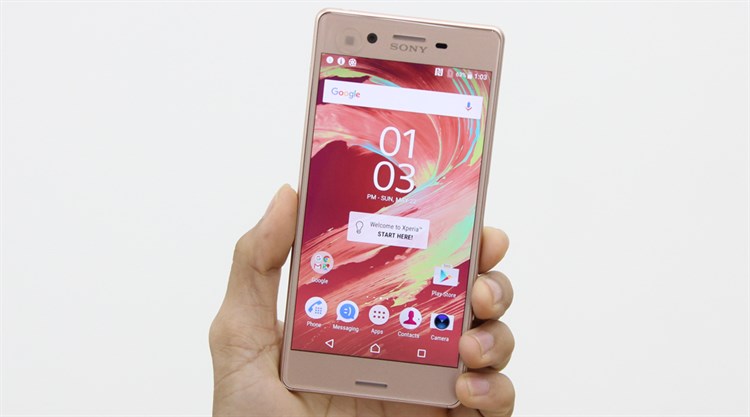 Điện thoại Sony Xperia X Màu Vàng Hồng