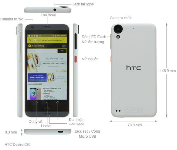 HTC Desire 630