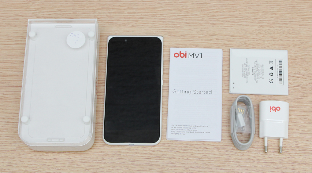 Bộ sản phẩm gồm: Hộp, Pin, Sách hướng dẫn, Cáp