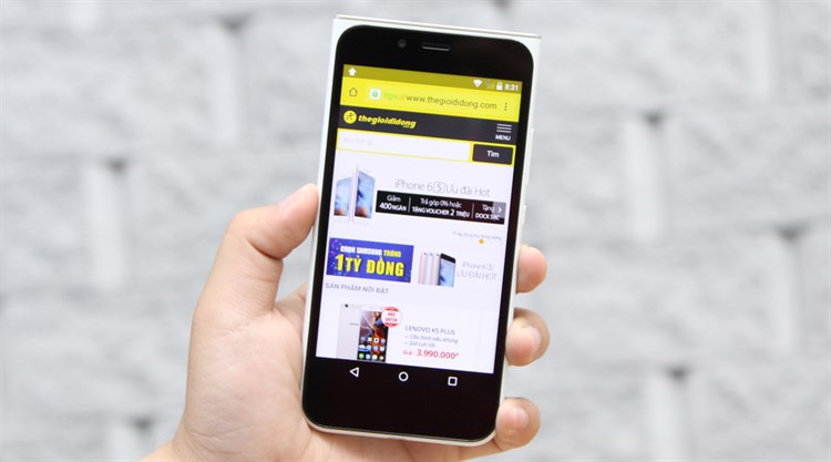 Điện thoại Obi Worldphone MV1 Màu Trắng