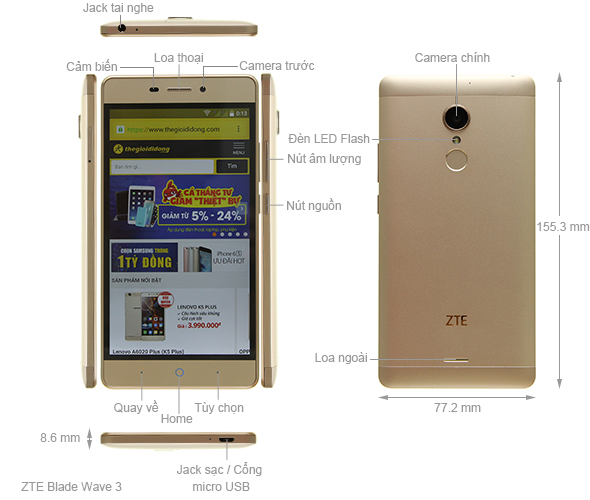 ZTE Blade Wave 3