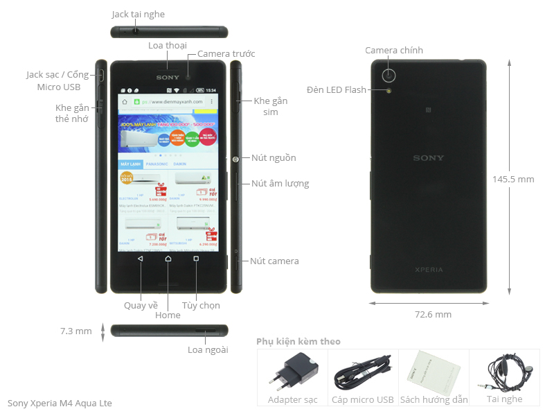 Sony Xperia M4 Aqua LTE
