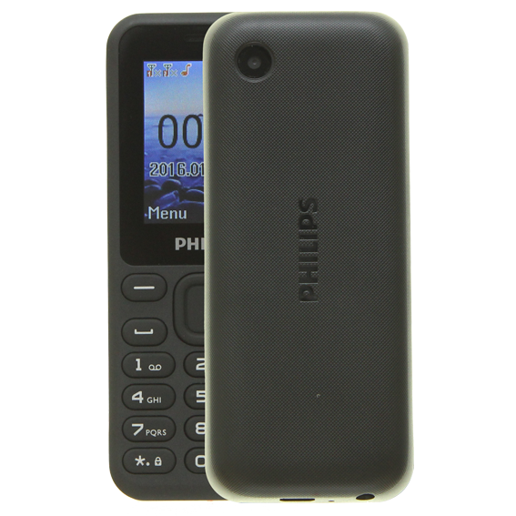 Điện thoại Philips E105 Màu Đen
