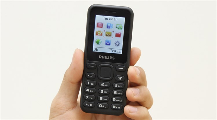 Điện thoại Philips E105 Màu Đen