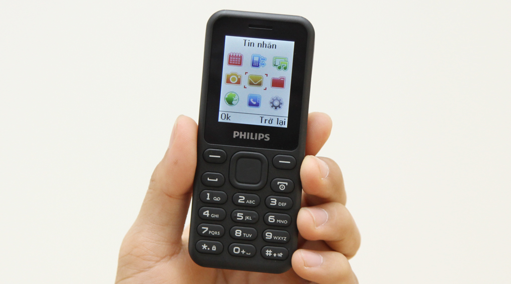 Điện thoại Philips E105 Màu Đen