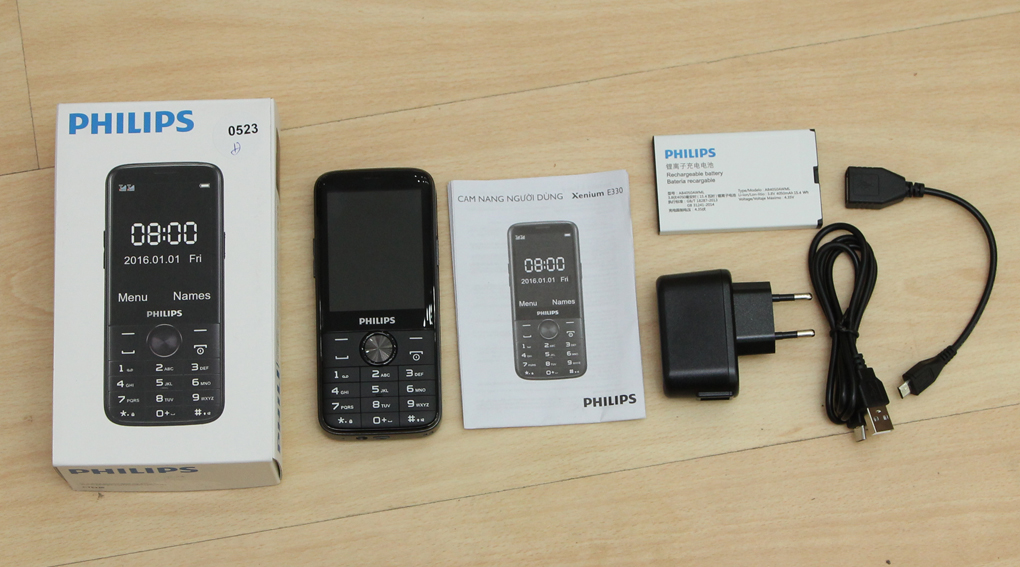 Bộ sản phẩm gồm: Hộp, Pin, Sạc, Sách hướng dẫn, Cáp ( + cáp OTG )