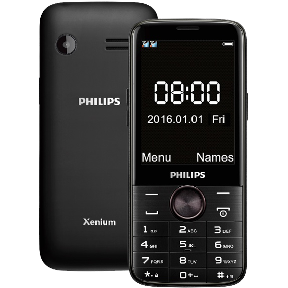 Điện thoại Philips E330 Màu Đen