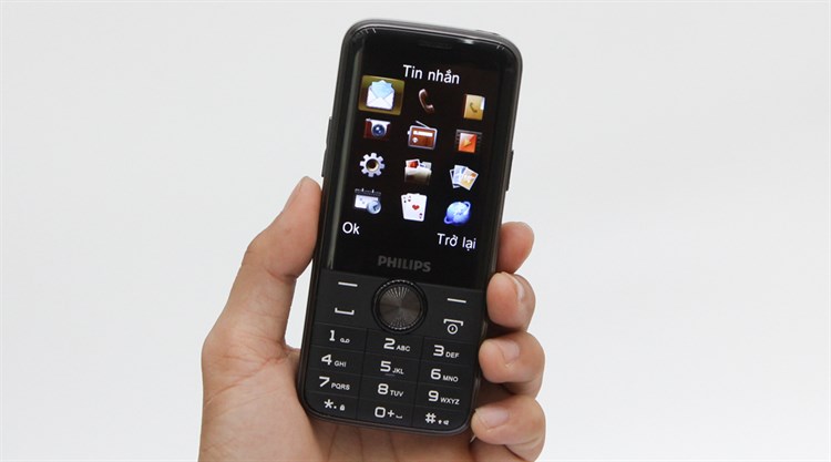 Điện thoại Philips E330 Màu Đen