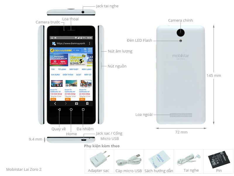 Mobiistar Lai Zoro 2