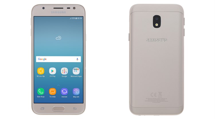 Điện thoại Samsung Galaxy J3 Pro Màu Vàng đồng