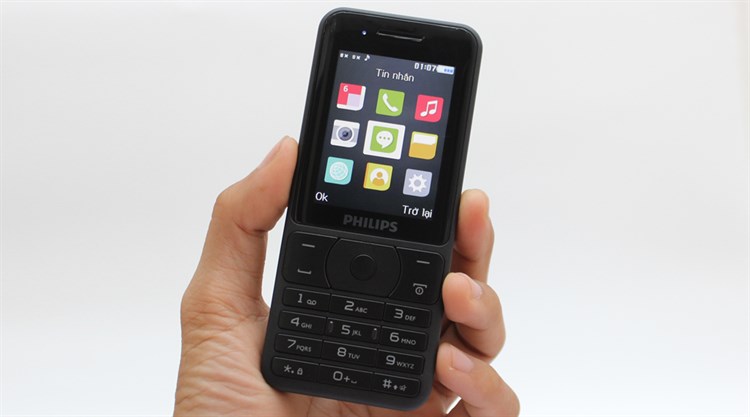 Điện thoại Philips E181 Màu Đen