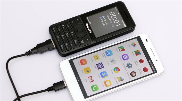 Điện thoại Philips E181 Màu Đen
