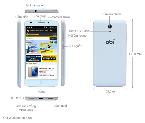 Obi Worldphone S507