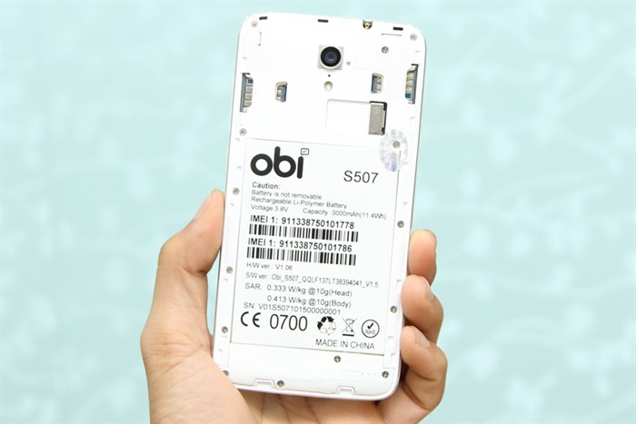 Điện thoại Obi Worldphone S507 Màu Trắng