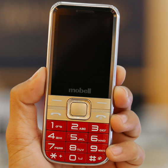 Điện thoại MOBELL M389 Màu Đỏ