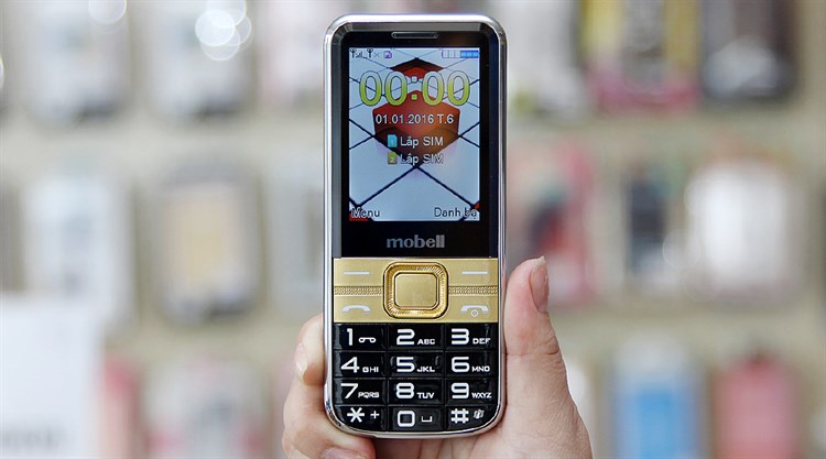 Điện thoại MOBELL M389 Màu Đen