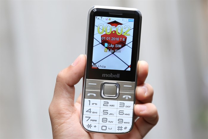 Điện thoại MOBELL M389 Màu Trắng