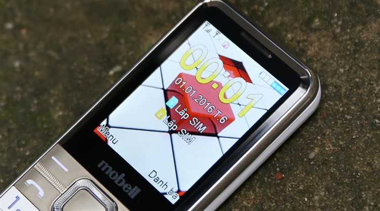 Điện thoại MOBELL M389 Màu Trắng