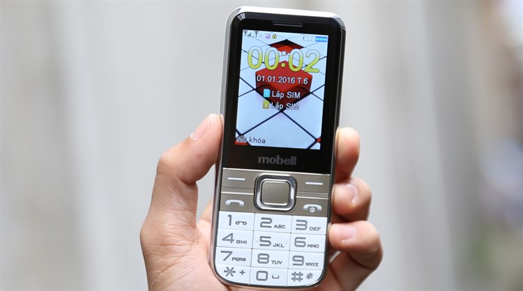 Điện thoại MOBELL M389 Màu Trắng