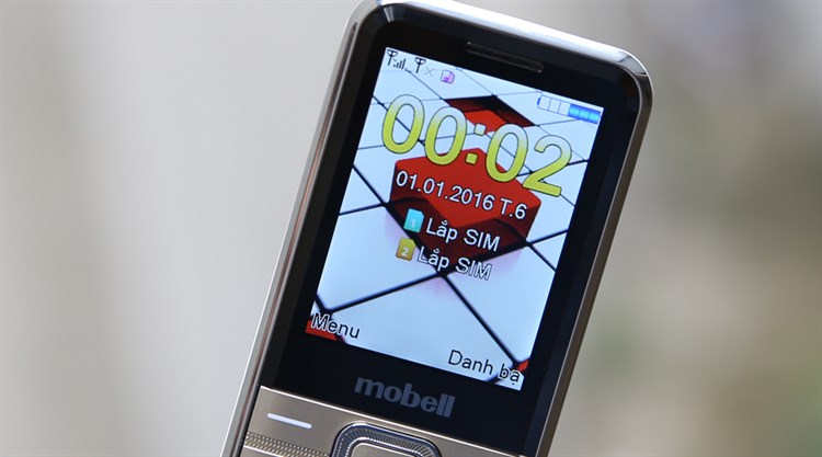 Điện thoại MOBELL M389 Màu Trắng
