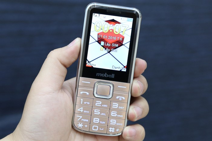 Điện thoại MOBELL M389 Màu Vàng đồng