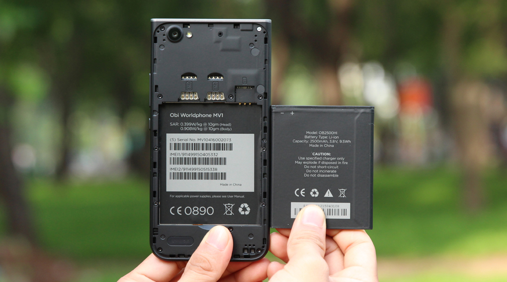 Điện thoại Obi Worldphone MV1 2GB (Cyanogen)
