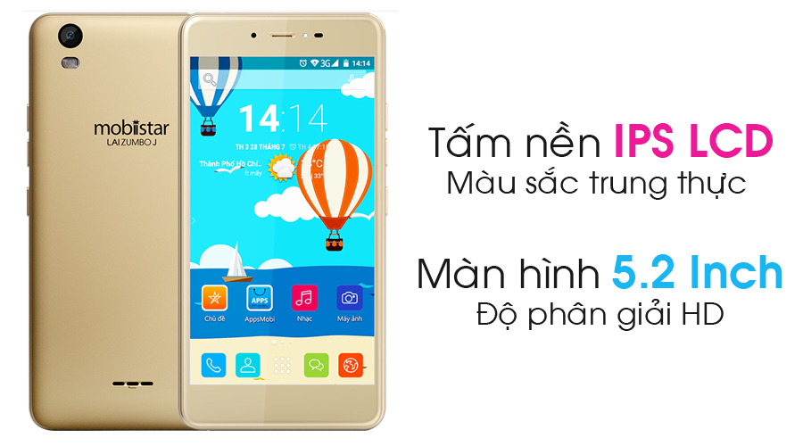 Điện thoại Mobiistar LAI Zumbo J