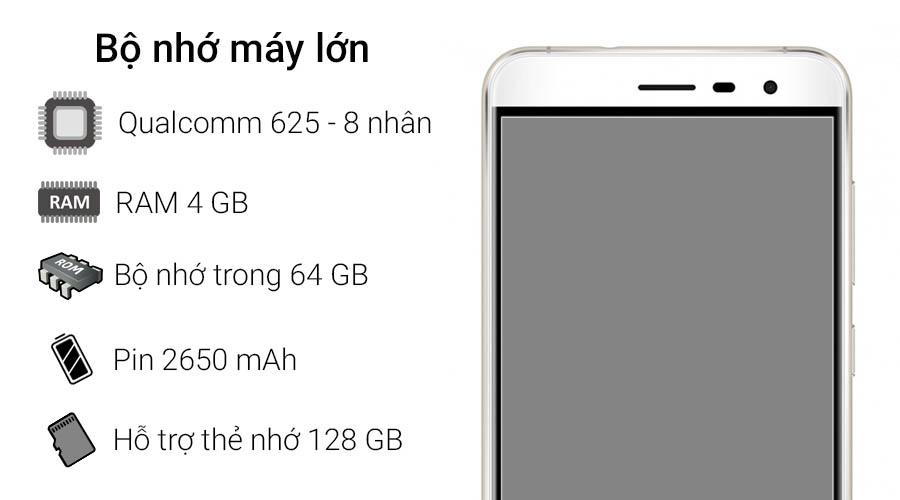 Điện thoại Asus Zenfone 3 ZE520KL