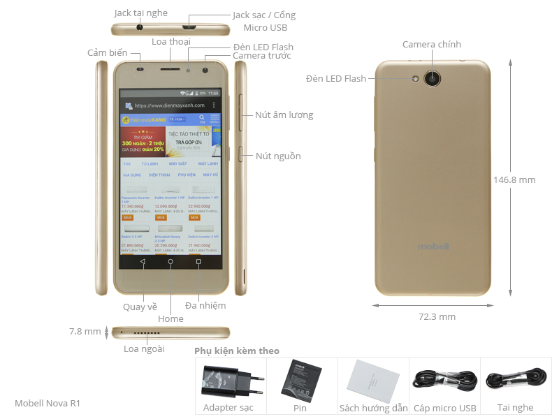 Mobell Nova R1 Black