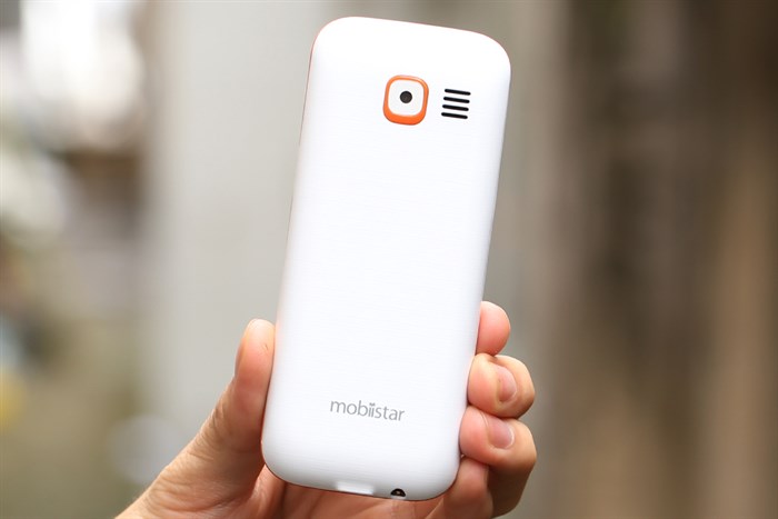 Điện thoại Mobiistar B248 Màu Trắng - Cam