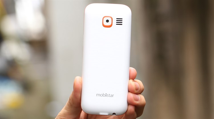 Điện thoại Mobiistar B248 Màu Trắng - Cam