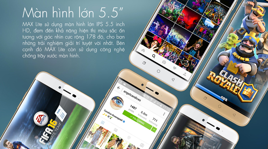 Điện thoại Coolpad MAX Lite